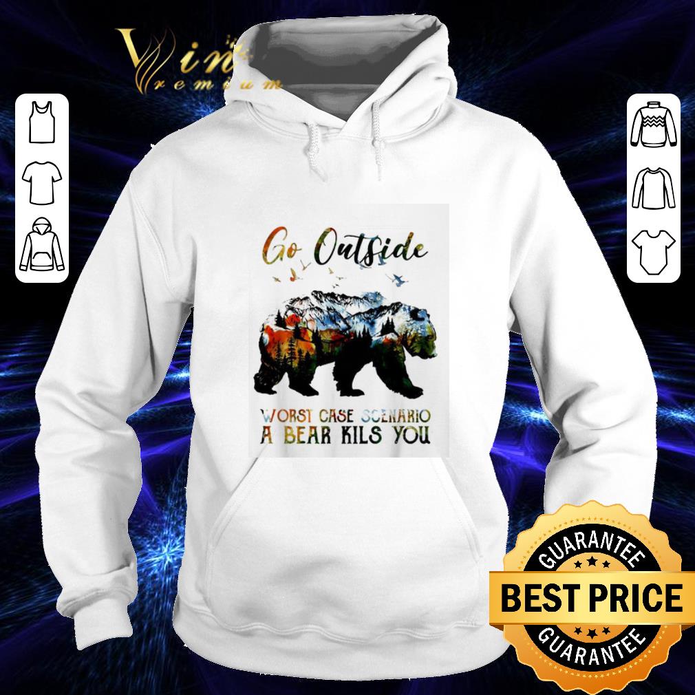 50f6a9a9 best silhouette go outside worst case scenario a bear kils you shirt 4 - Best Silhouette Go outside worst case scenario a bear kils you shirt