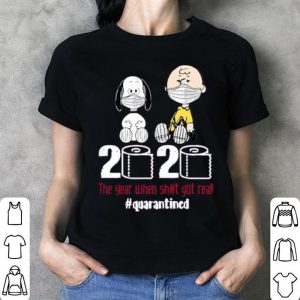 Snoopy And Charlie Brown 2020 The Year When Shit Got Real #quatantined