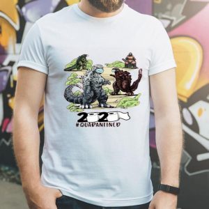 Top Dinosaur Face Mask 2020 Quarantined shirt