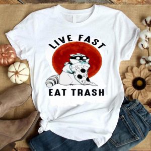 Hot Fox Live Fast Eat Trash Vintage shirt