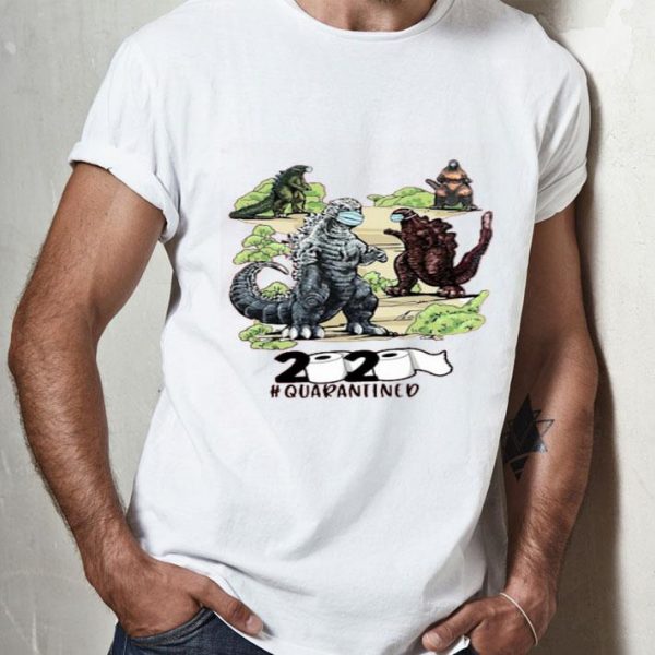 Top Dinosaur Face Mask 2020 Quarantined shirt