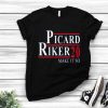 Nice Picard Riker 2020 for President Make It So Funny Shirt