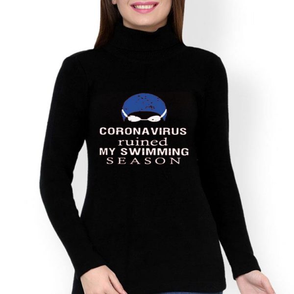 Nice Swimming Coronavirus Ruined Shirt