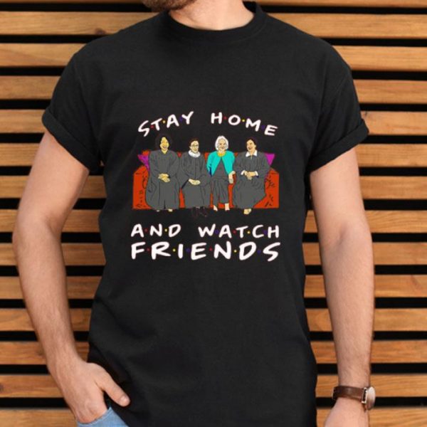 Top Golden Girl Stay Home And Watch Friends Tv Show shirt