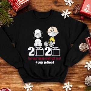 Snoopy And Charlie Brown 2020 The Year When Shit Got Real #quatantined