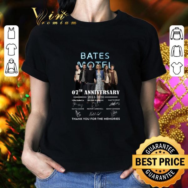 Official Bates Motel 07th Anniversary 2013-2020 all signature shirt