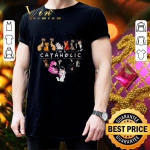 Official I’m a cataholic Disney cats heart shirt 2