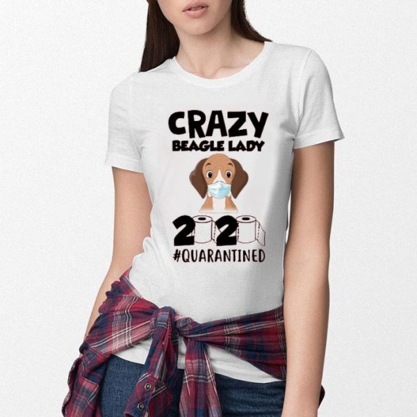 Nice Crazy Beagle Lady 2020 shirt