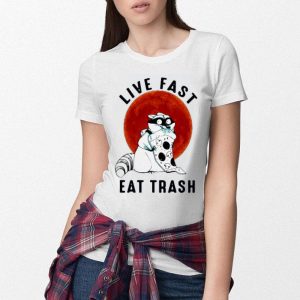 Hot Fox Live Fast Eat Trash Vintage shirt