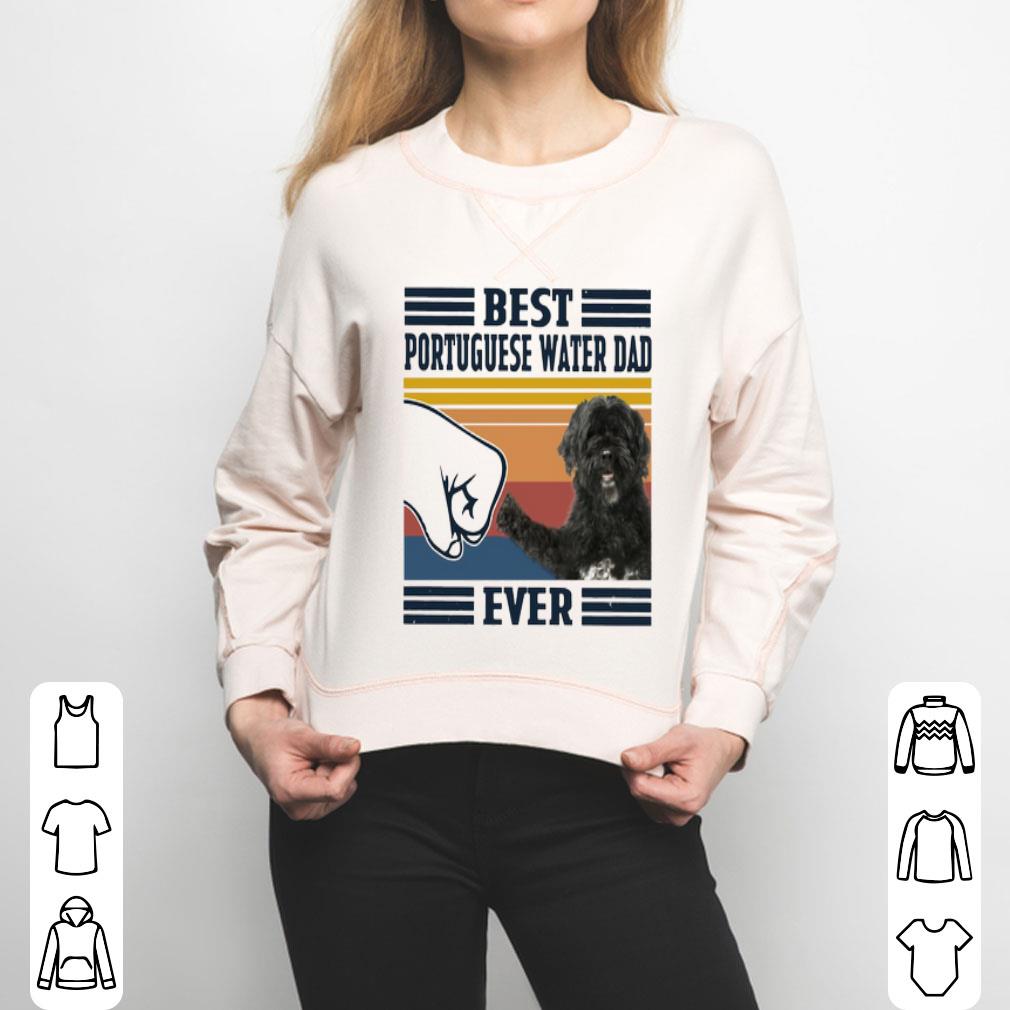 Best Dad Ever Portuguese Water Vintage Shirt