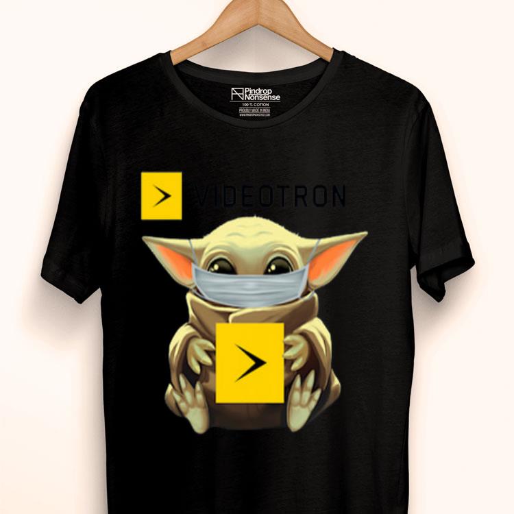 Star Wars Baby Yoda Hug Videotron Mask Covid-19 Shirt