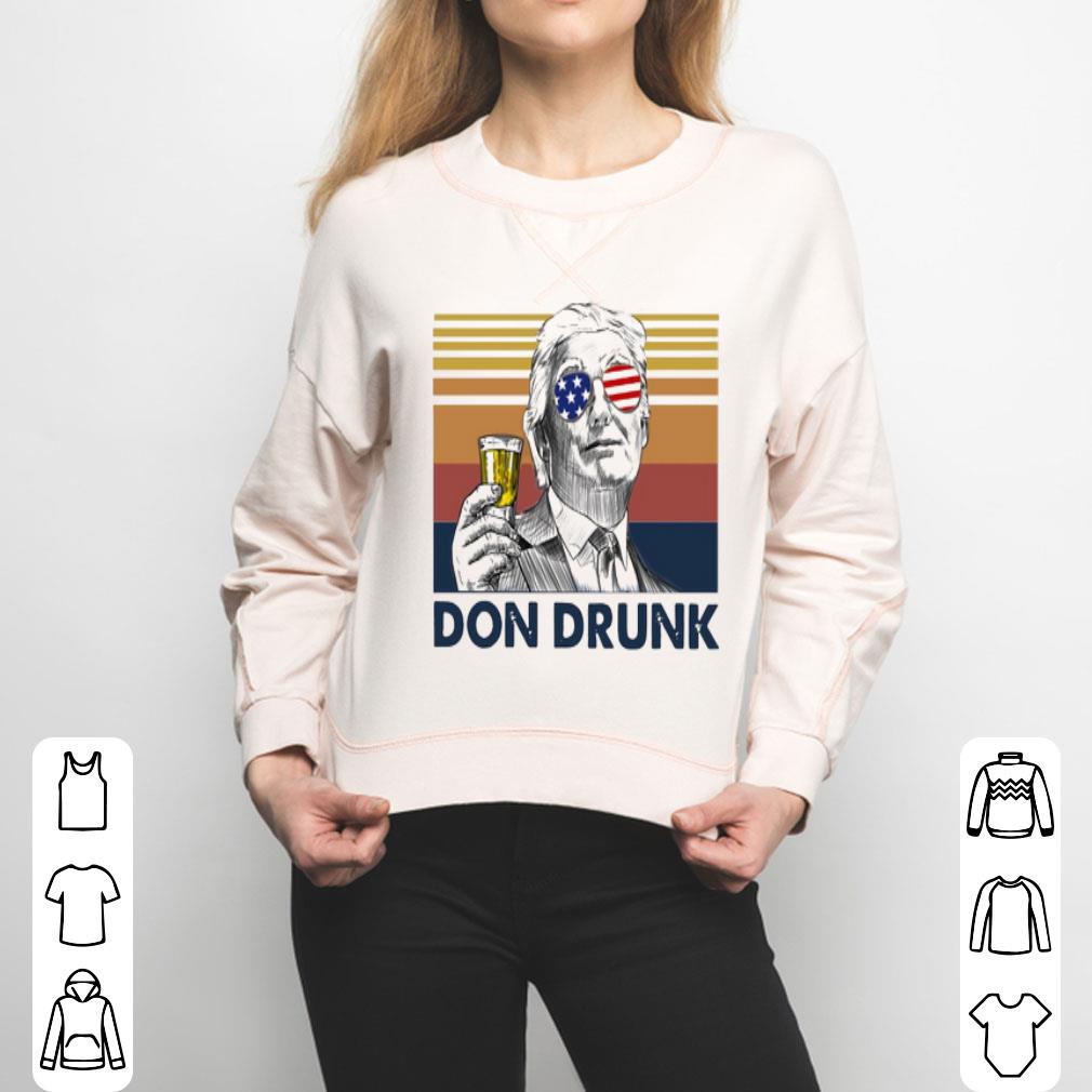 The 4th Of July Donal Trump Don Drunk Drink Beer Vintage Shirt