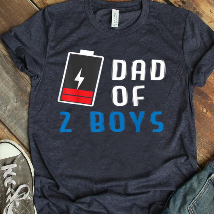 Dad Of 2 Boys Father's Day Shirt