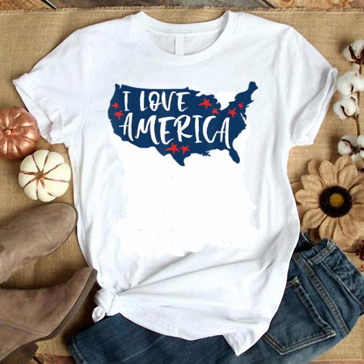 I Love America 4th of July Flag Labor Memorial Day Men Women Shirt