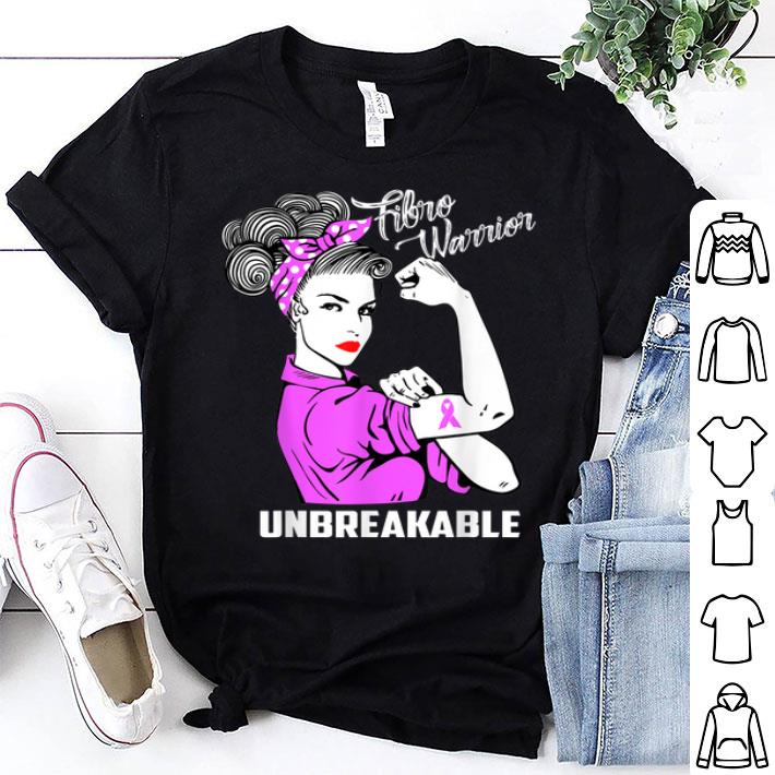 Fibro Warior Unbreakable Fibromyalgia Awareness Shirt