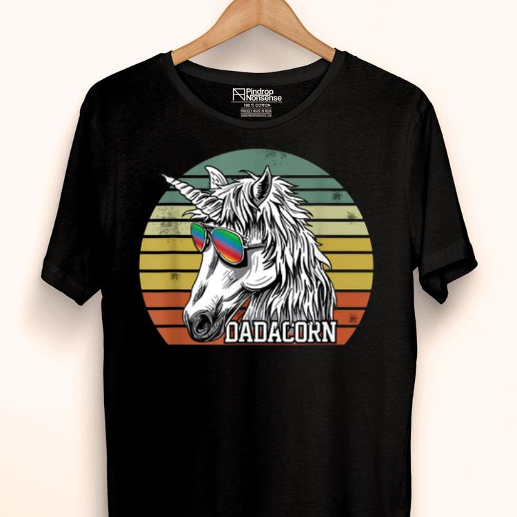 Best Dadacorn Ever Unicorn Fathers Day Gift Shirt