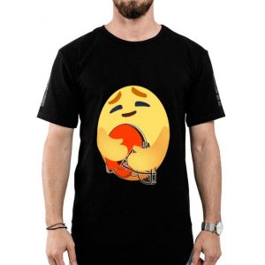 Love The Cleveland Browns Love Hug Care Emoji NFL Shirt