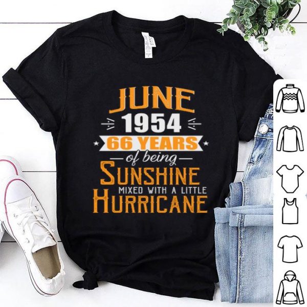June 1954, 66 Years Anniversary Shirt