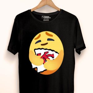 Love The Kansas City Chiefs Love Hug Care Emoji NFL Shirt