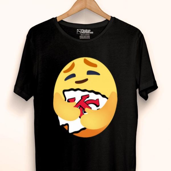 Love The Kansas City Chiefs Love Hug Care Emoji NFL Shirt