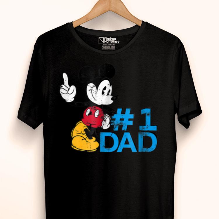 Disney Mickey Mouse Father's Day #1 Shirt