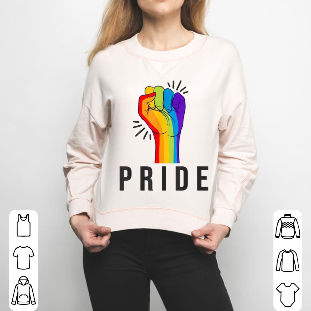 Pride Rainbow Fist LGBT Gay LGBTQ Pride Gay Shirt