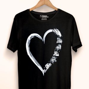 Heart Truck I Love Trucker Shirt