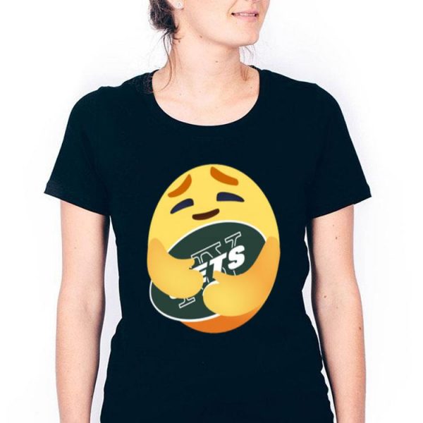Love The New York Jets Love Hug Care Emoji NFL Shirt