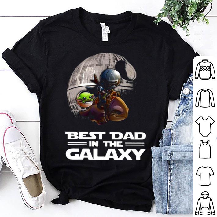 The Mandalorian And Baby Yoda The Best Dad In The Galaxy Chibi Shirt