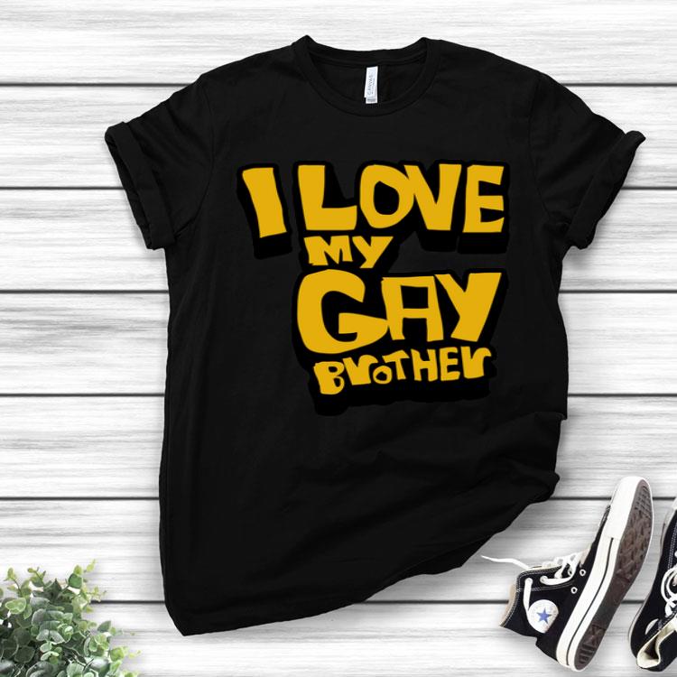 Gay Brother Love Pride LGBT Sibling Love Is Forever Shirt