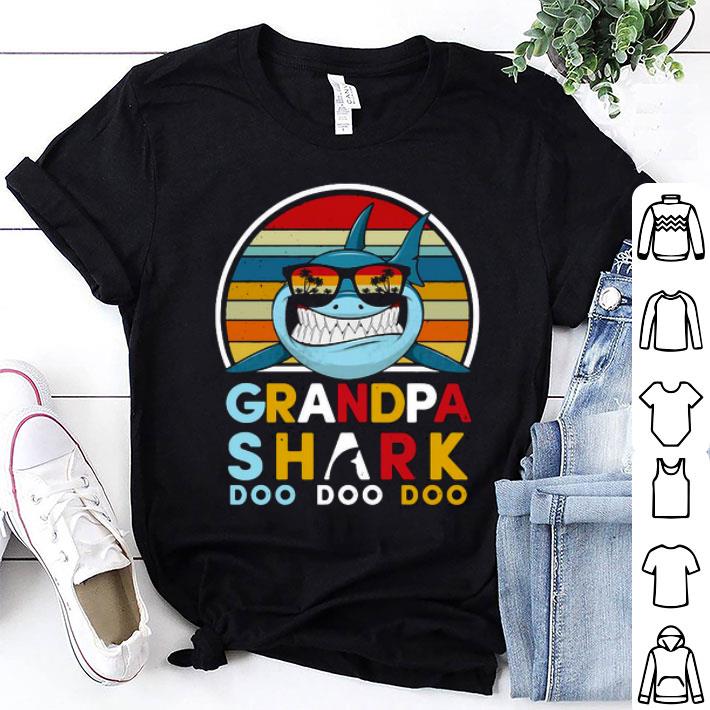 Grandpa Shark Doo Doo Doo Vintage Shirt