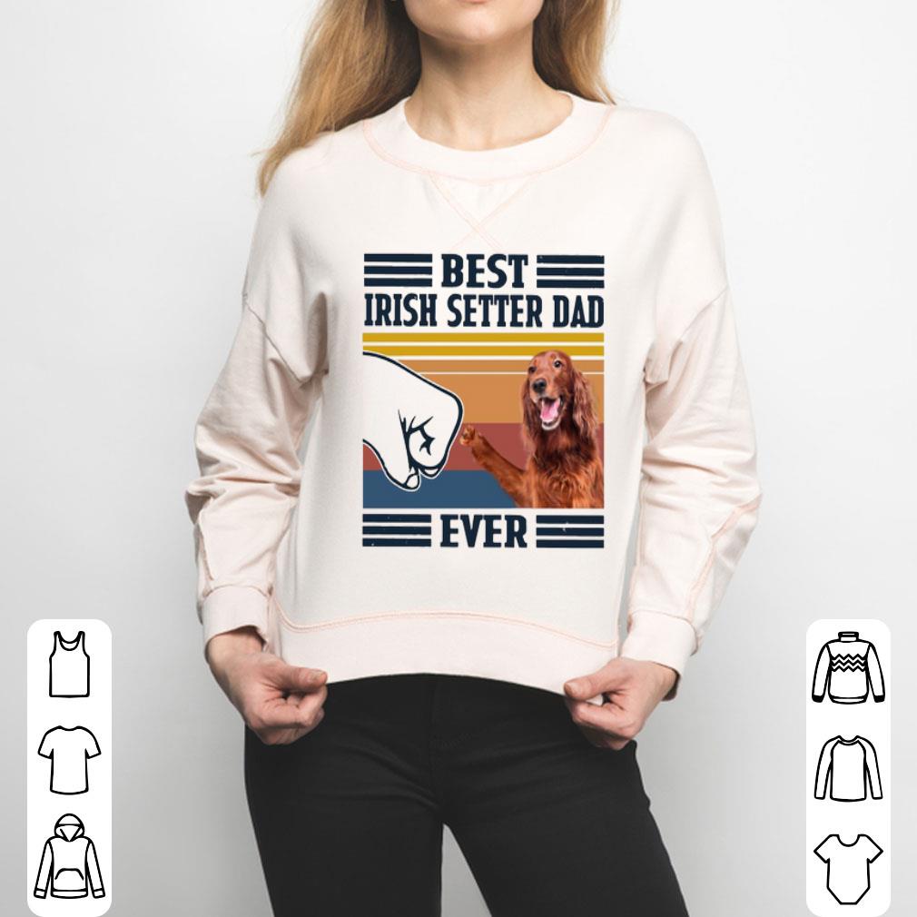 Best Irish Setter Dad Ever Vintage Shirt