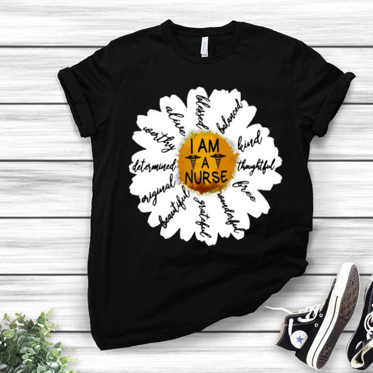 I Am A Nurse Sunflower Shirt