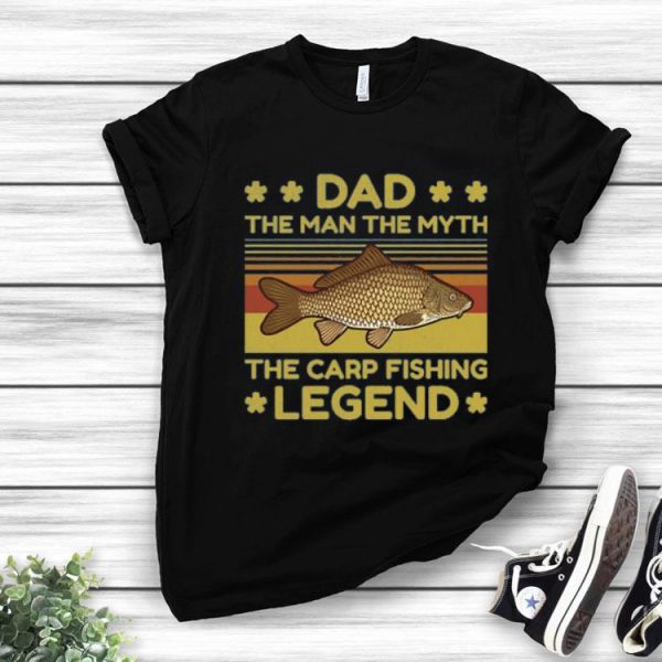 Dad The Man Myth The Carp Fishing Legend Shirt