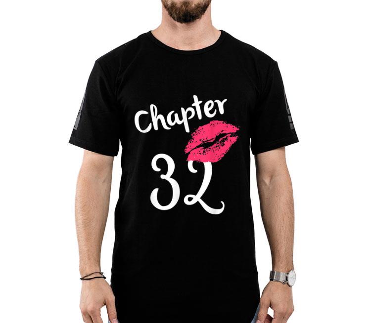 Women Born In 1988 Chapter 32 Years 32nd Happy Birthday Lips Shirt