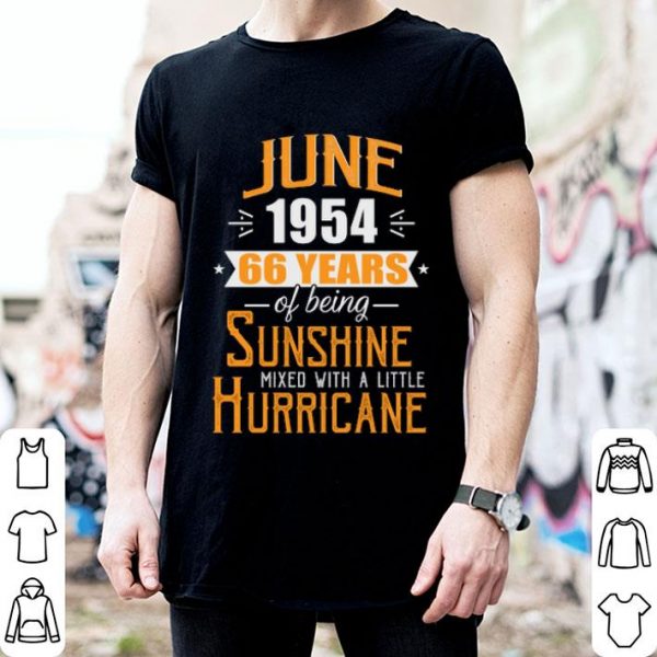 June 1954, 66 Years Anniversary Shirt