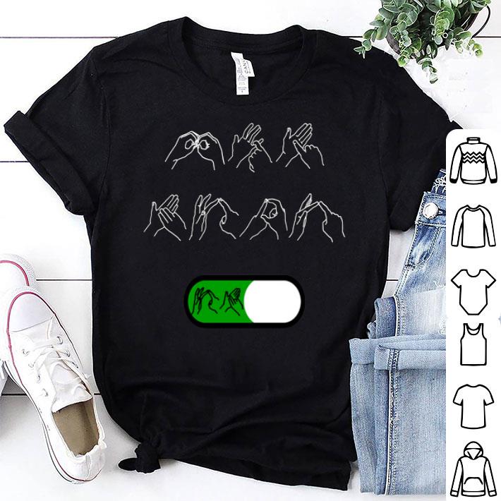 BSL Mode On Sign Language For Deaf People Shirt