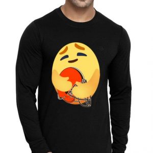 Love The Cleveland Browns Love Hug Care Emoji NFL Shirt