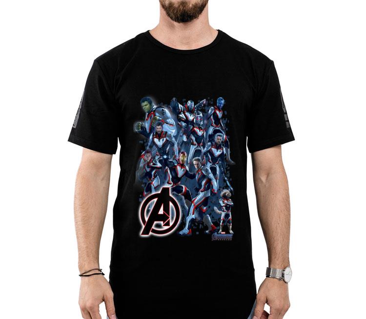 Marvel Avengers Endgame Suit Group Shot Graphic Shirt
