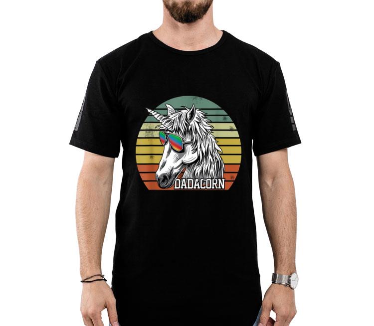 Best Dadacorn Ever Unicorn Fathers Day Gift Shirt