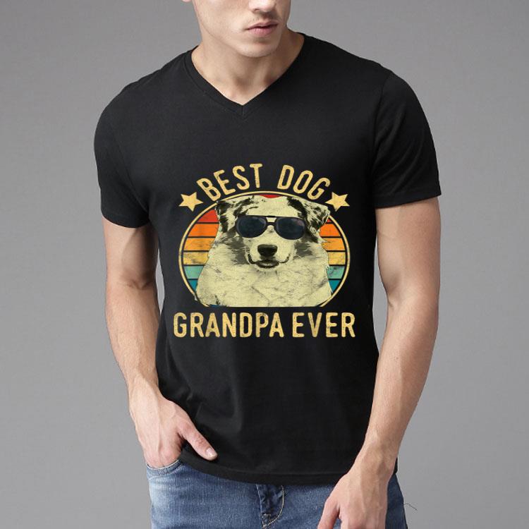 Best Dog Grandpa Ever Australian Shepherd Father's Day Shirt