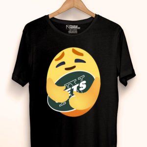 Love The New York Jets Love Hug Care Emoji NFL Shirt