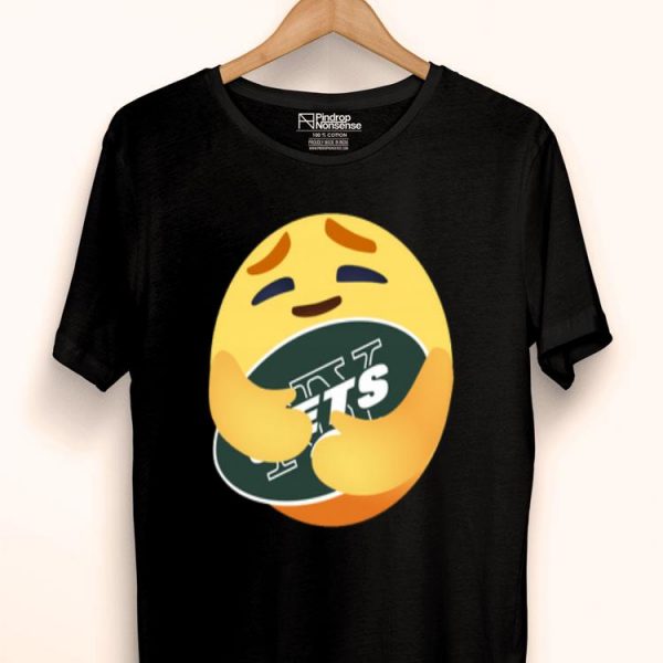 Love The New York Jets Love Hug Care Emoji NFL Shirt