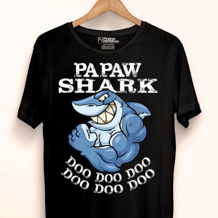 Papaw Shark Doo Doo Fathers Day Gift Shirt