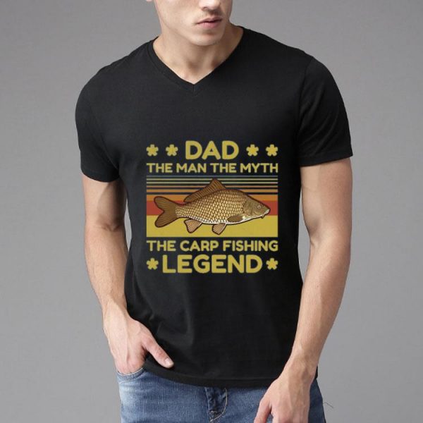 Dad The Man Myth The Carp Fishing Legend Shirt