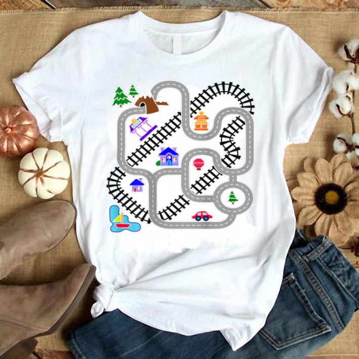 Noveltys For Fathers Day Car Train Playmat Rug Shirt