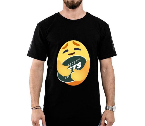 Love The New York Jets Love Hug Care Emoji NFL Shirt