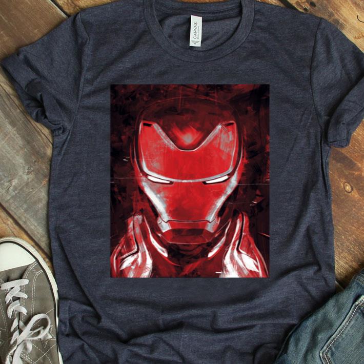 Marvel Avengers Endgame Iron Man Red Portrait Shirt