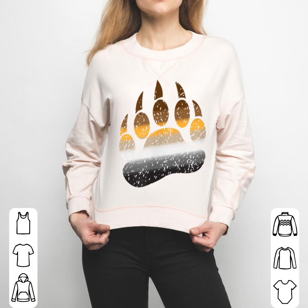 Gay Bear Paw Pride Shirt