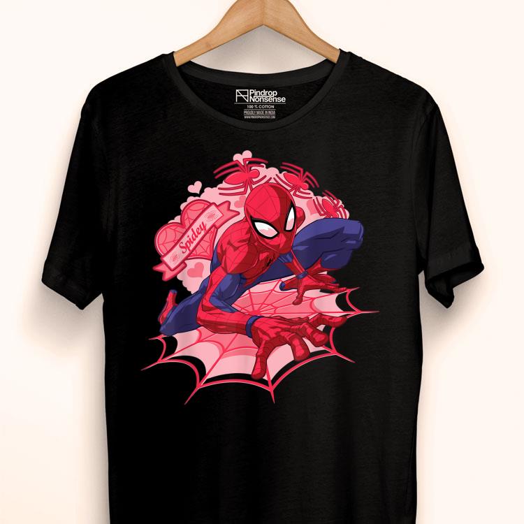 Marvel Spider Man Hearts Valentine's Day Shirt